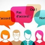 people with speech bubbles
