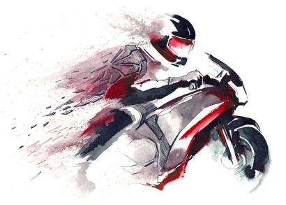 motorcycle racer