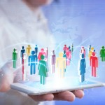 social networking with smartphone